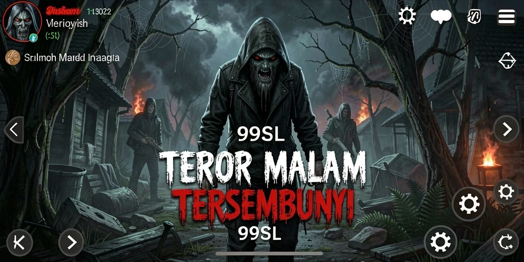 Gameplay menegangkan di dalam kegelapan yang menakutkan.