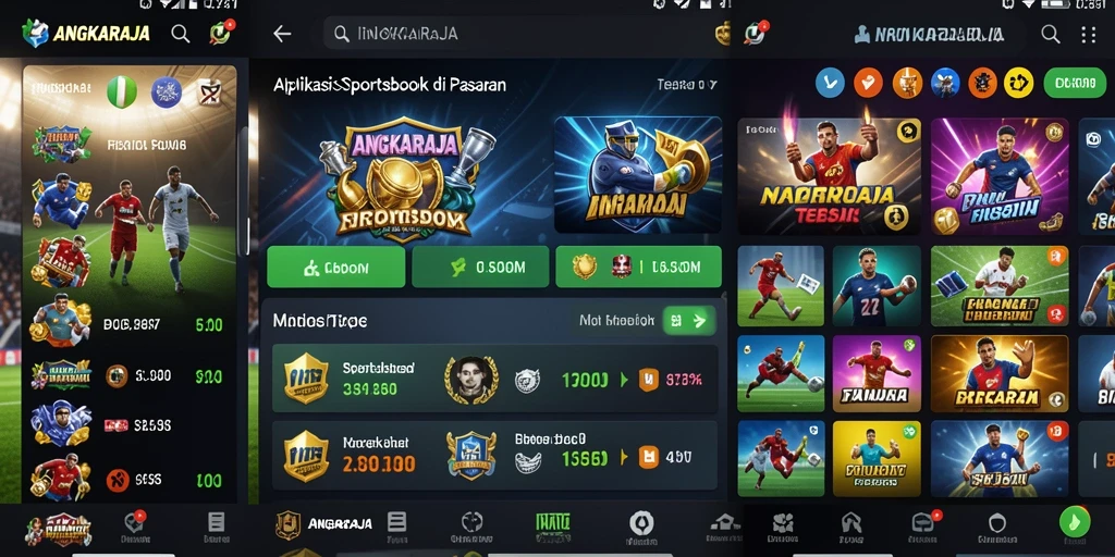 Tampilan menarik dari gameplay Sportsbook ANGKARAJA yang dinamis.