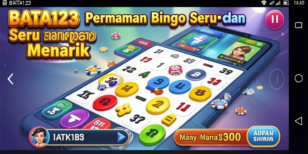 Tampilan permainan menegangkan di BATA123 dengan suasana Bingo yang menyenangkan.
