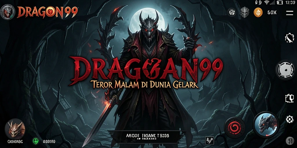Tampilkan tampilan gelap dan menakutkan dari gameplay DRAGON99.