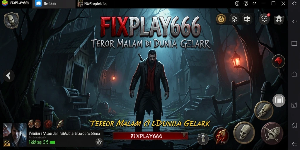 Tampilan gameplay FIXPLAY666 yang mencekam dan menegangkan.