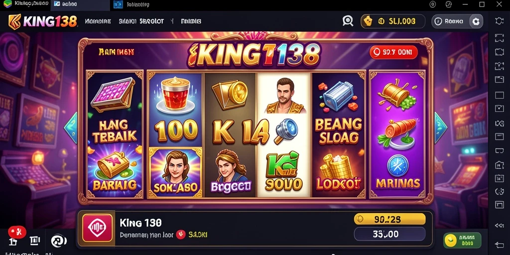 Tampilan gameplay seru dari KING138 dengan berbagai pilihan slot.