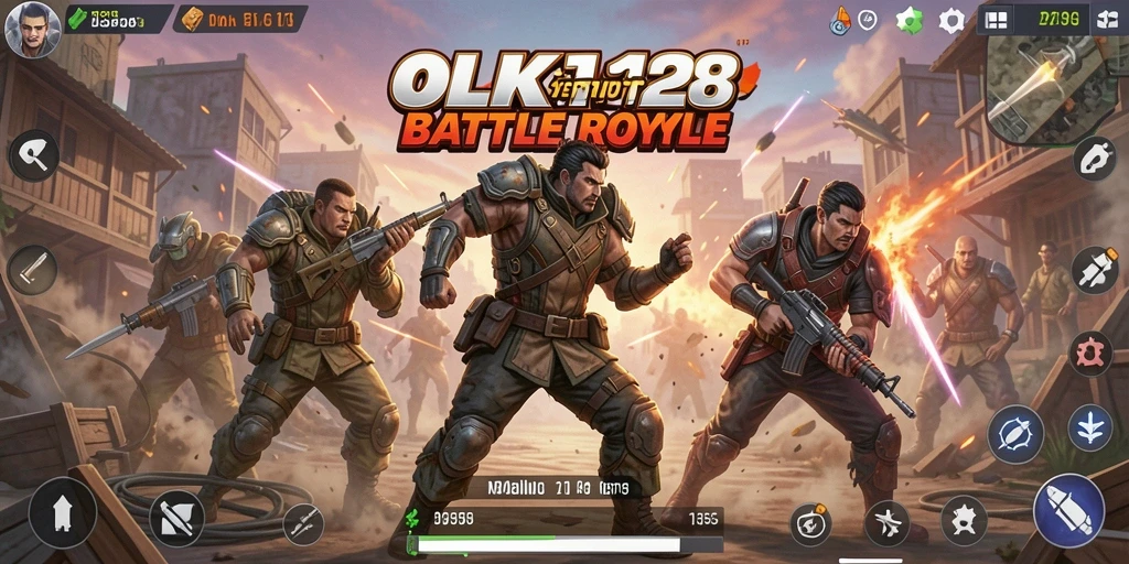 Screenshot gameplay OLX128 yang menegangkan dan penuh aksi.