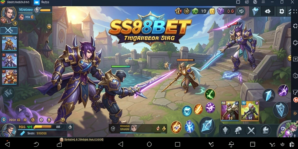 Screenshot gameplay SS88BET menampilkan pertempuran epik dan strategi yang mendalam.