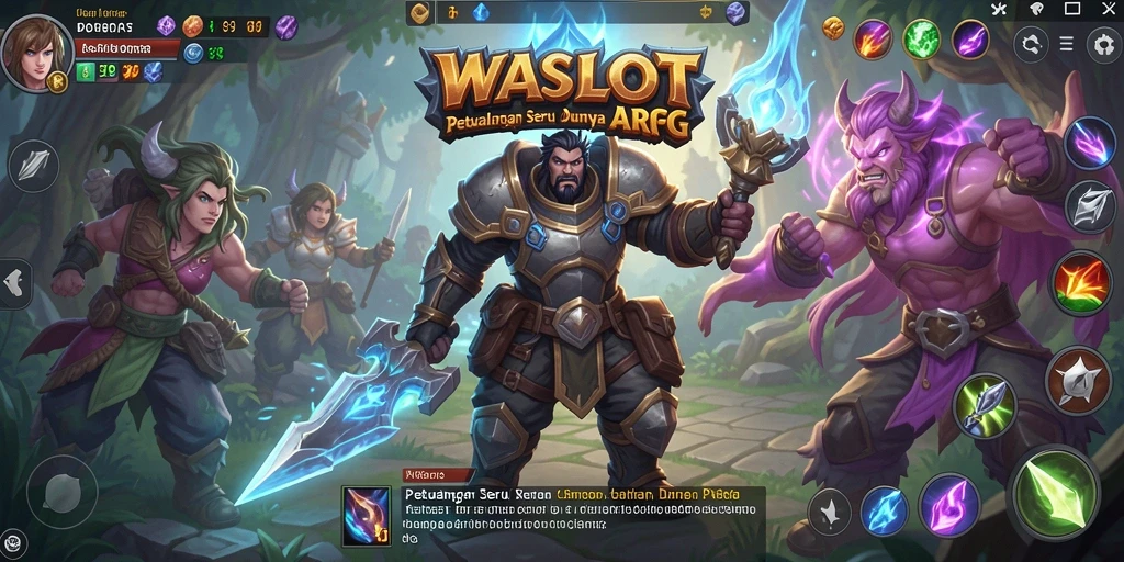 Gameplay ARPG mendebarkan dengan grafis yang mengagumkan dalam WASLOT.